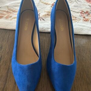 Dream Pairs Vibrant Blue Heels